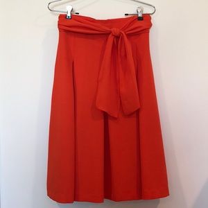 Ann Taylor Orange Skirt